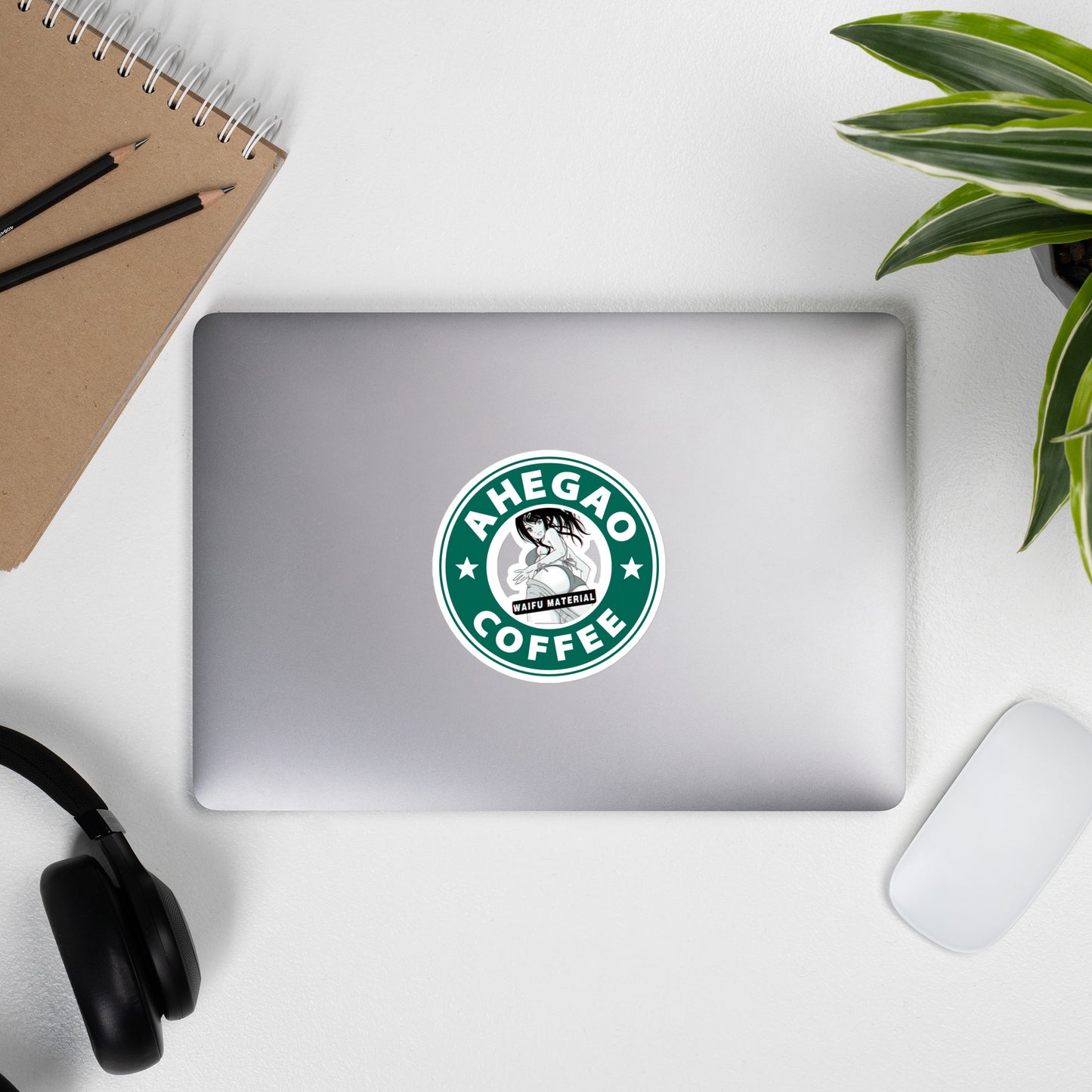 Ahegao Coffee Anime Sticker 2