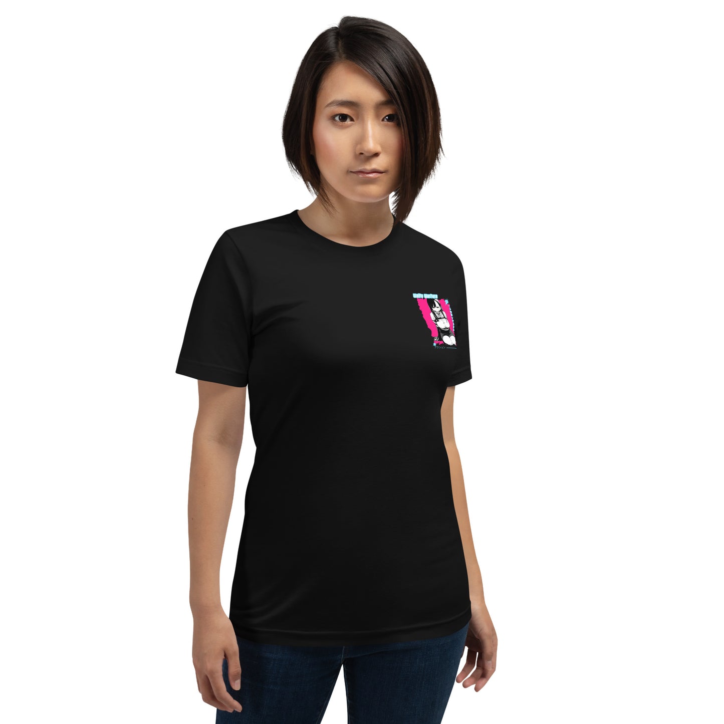 Waifu Warfare Bondage II Left Chest Tee