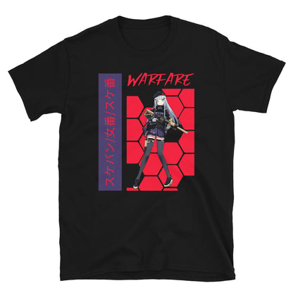 Waifu Warfare Soldier Girl Tee