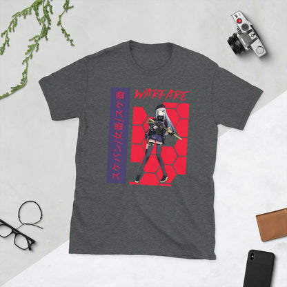 Waifu Warfare Soldier Girl Tee