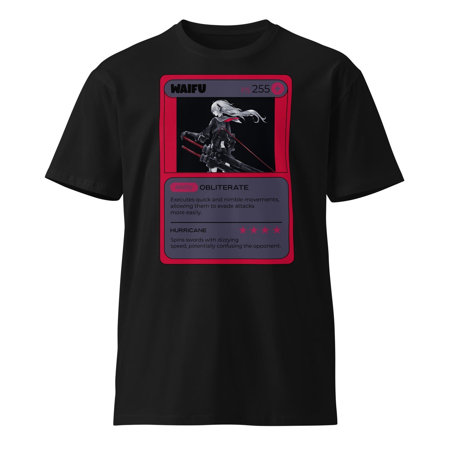 Waifu Warfare Trading Card Tee