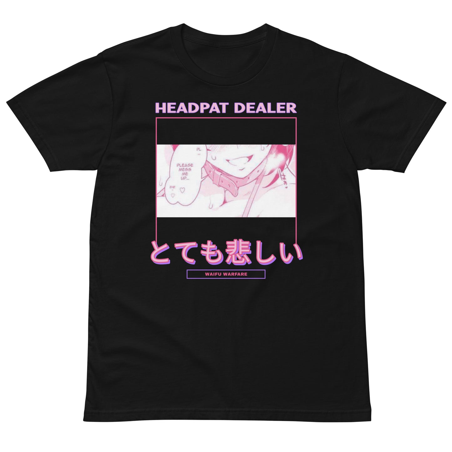 Waifu Warfare Headpat Dealer Tee