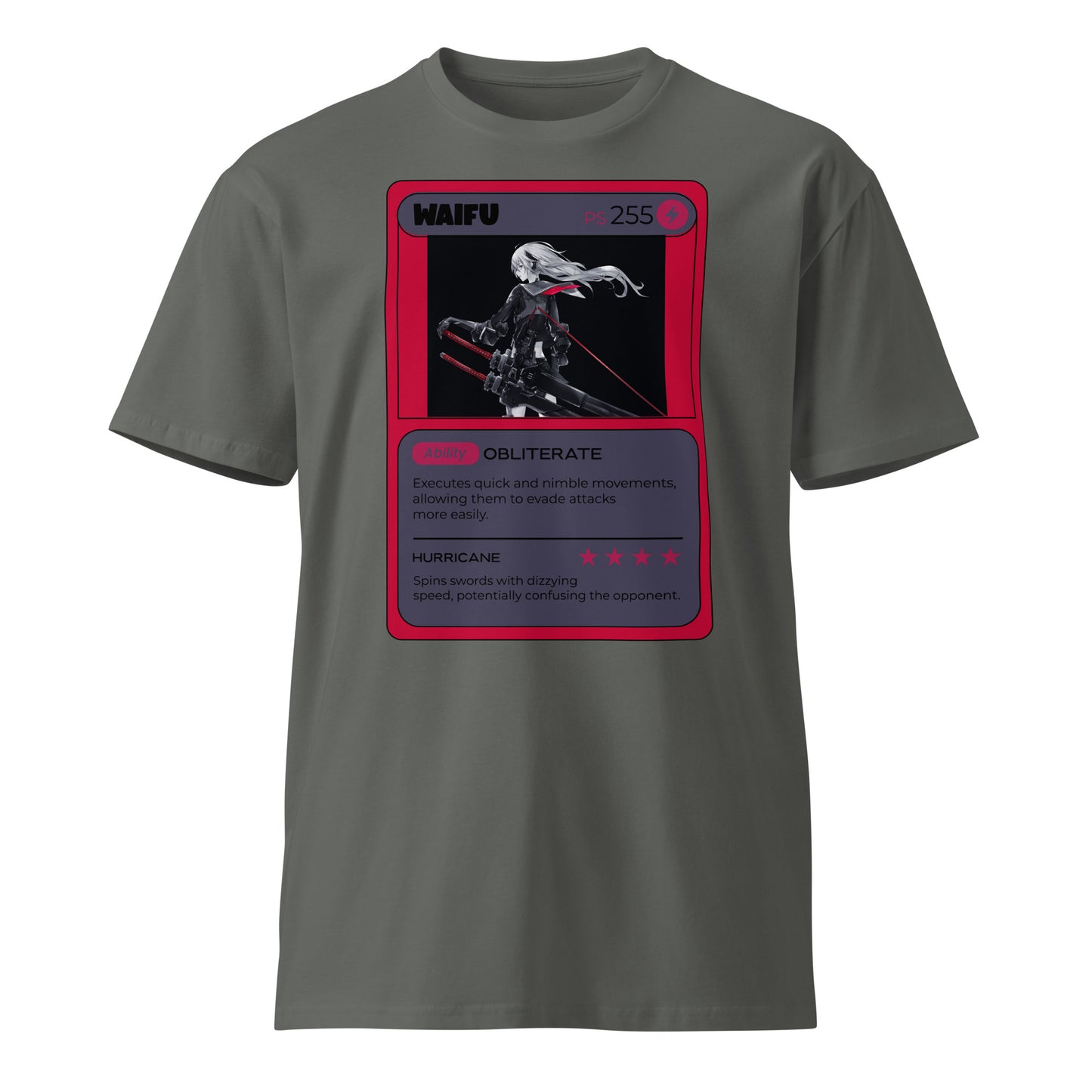 Waifu Warfare Trading Card Tee