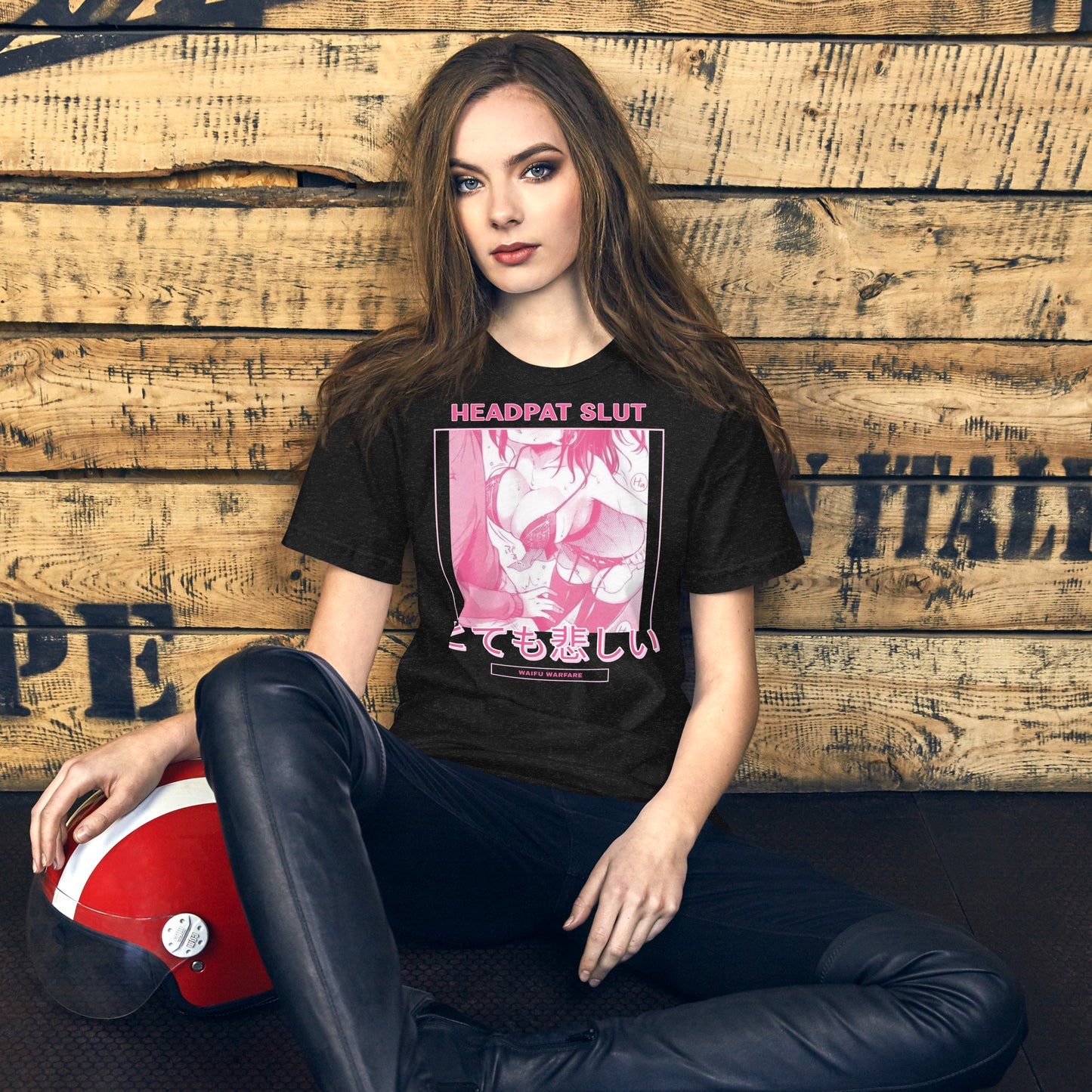 Headpat Slut Tee by Waifu Warfare